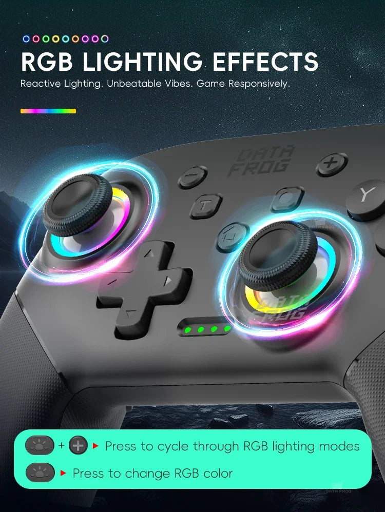 DATA FROG S80 Pro 2PCS Wireless Controller for Switch 2 and OLED