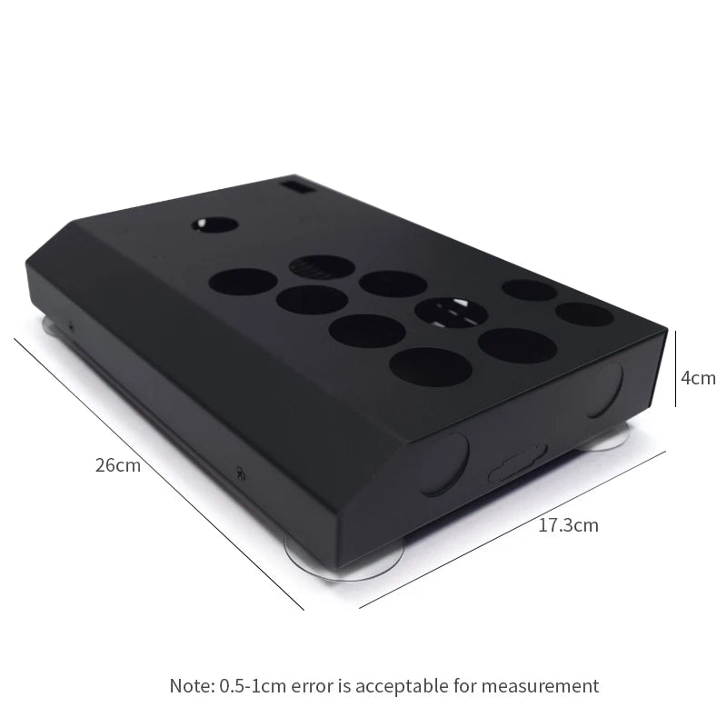 IYO Empty Wooden Box for Arcade Game Machine, DIY Joystick Button