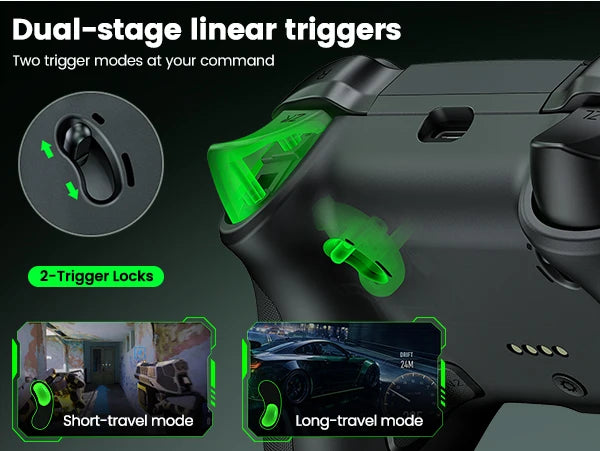 DinoFire Hall Effect Gamepad for Switch 2 with Charging Dock