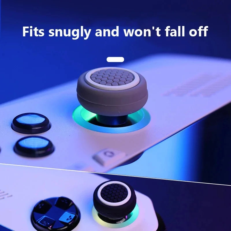 for Steam Deck Game Controller Stick Thumb Grip for Asus ROG Ally Handheld Console 4pcs Silicone Rocker Caps Joystick Cover