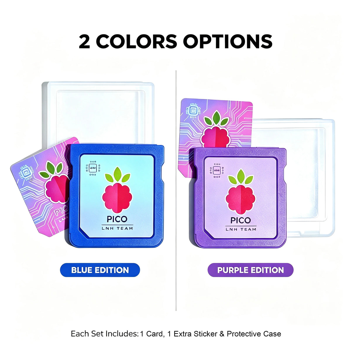 New DSpico Game Reader, Blue/Purple Molded Case, for NDS/DSi/3DS