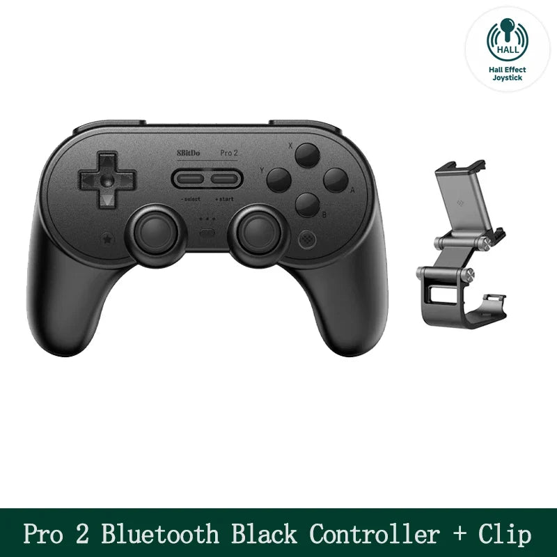 8BitDo Pro 2 Bluetooth Gamepad with Hall for Switch, PC, Android