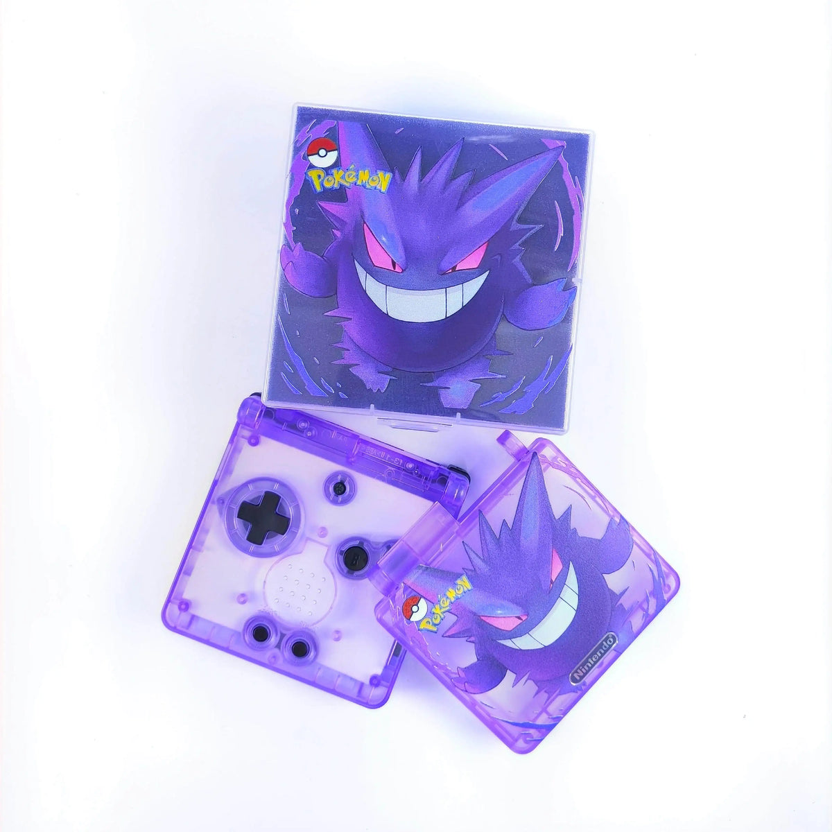 GBA SP Color Printed Replacement Shell, Creative DIY Housing