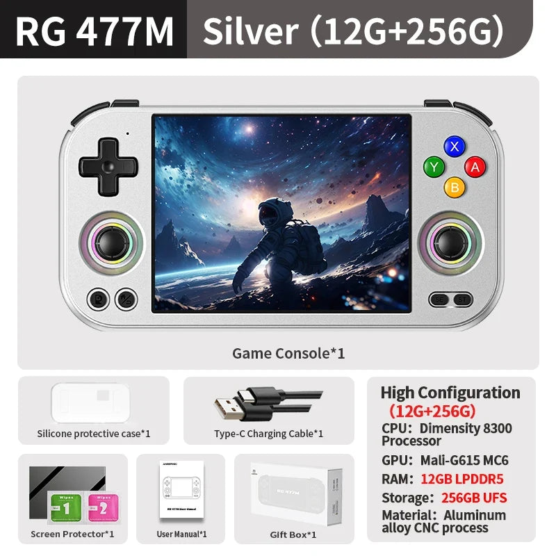 Anbernic RG 477M Android Handheld, 4.7-inch LTPS, Dimensity 8300