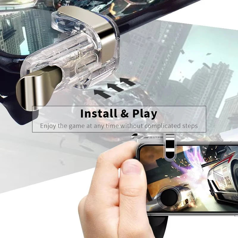 DATA FROG S3 Pro Mobile Game Controller L1R1 Trigger for PUBG