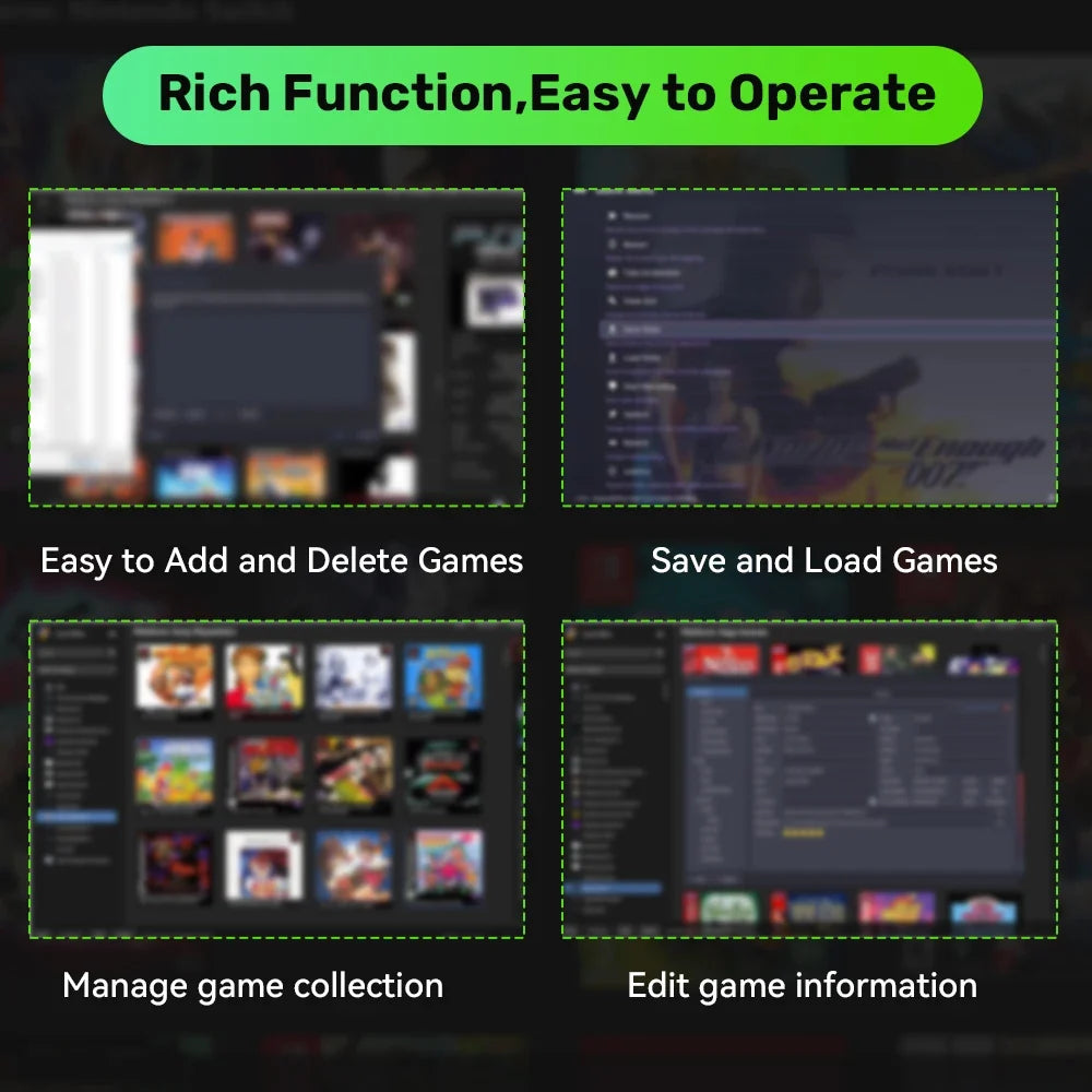 Xbox One/PS4 Emulator HDD 3TB, JMachen Launchbox, 10107 Games