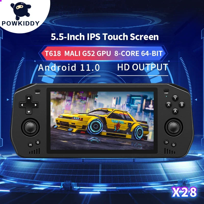 HOT X28 Handheld Game Console 5.5-Inch IPS Touch Screen