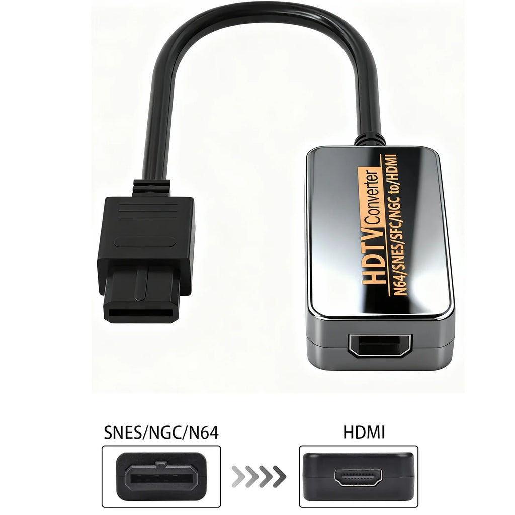New 1080P HDMI N64 Video Game Converter For Nintendo N64/SNES/SFC HD TV Converter Retro Game Console Video Converter Adapter