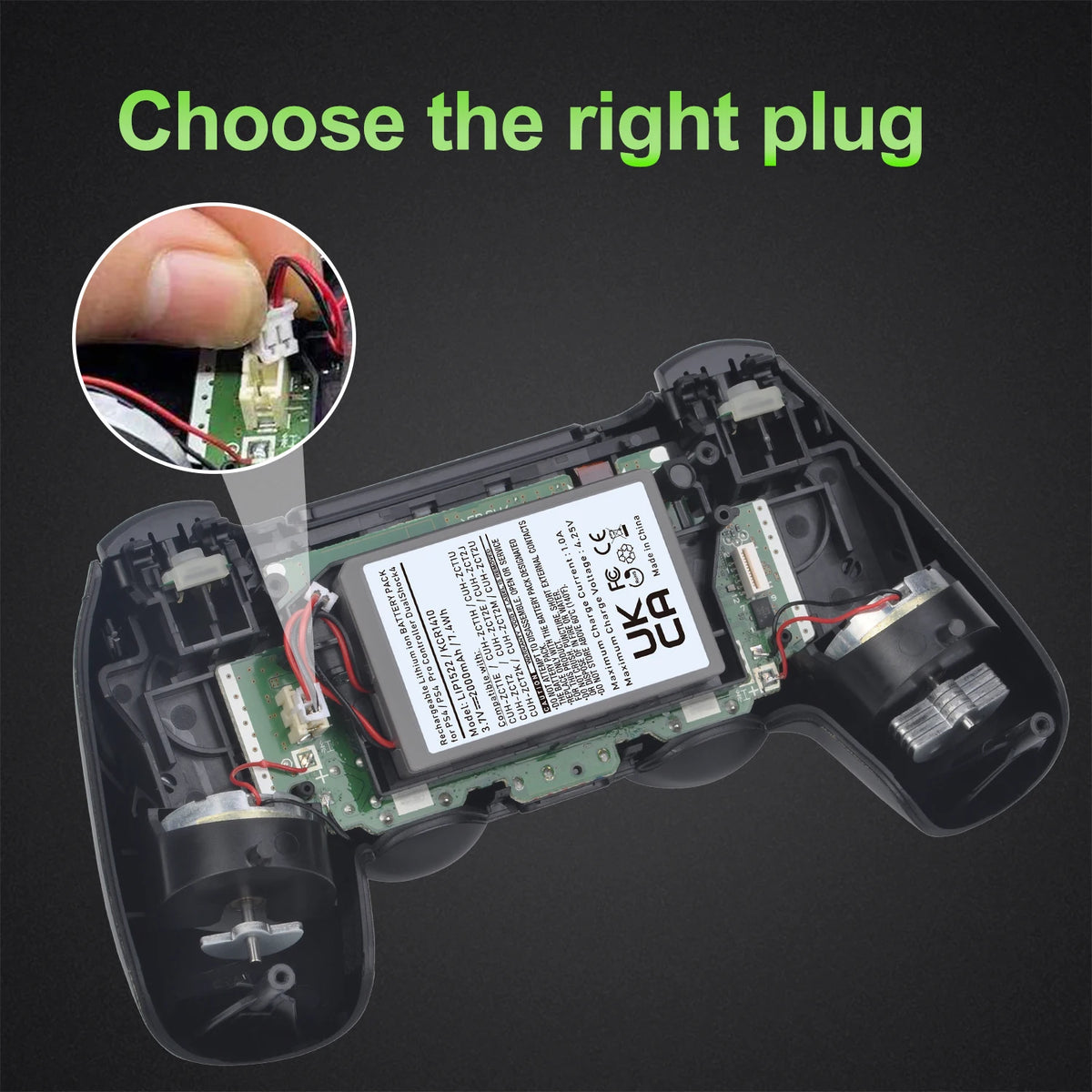 PS4 Controller Battery LIP1522 KCR1410 for DualShock 4 V1 V2