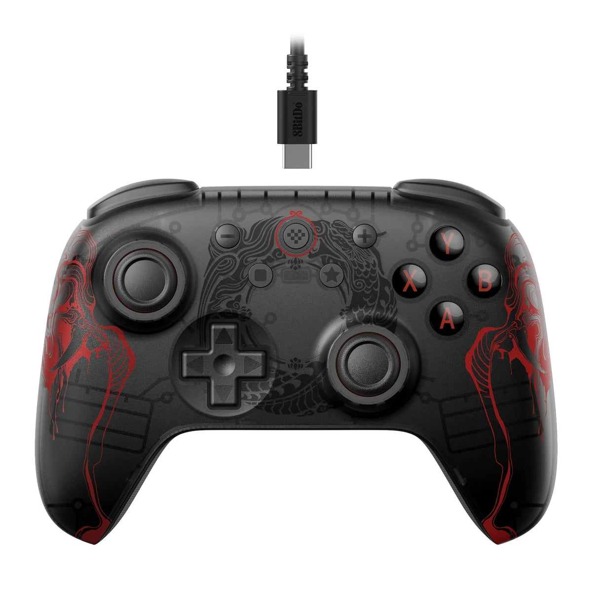 8BitDo Ultimate 2C Wireless Game Controller Wired Gamepad Black Myth WuKong with Hall Effect Joystick for Windows 10 11 Android