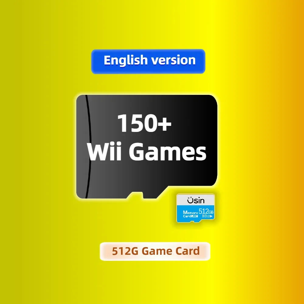 SD Card for Anbernic RG557, Wii U Wii DC SS 60+ Platform Games