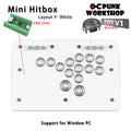Punk Workshop Mini Hitbox V3 SOCD Fighting Stick for Switch/PC