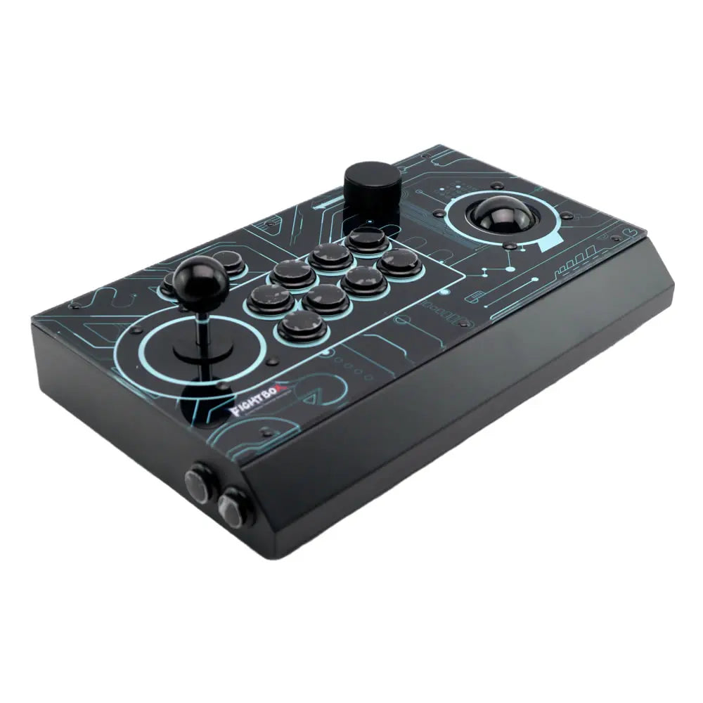 FightBox R10-PRO Arcade Stick with Trackball & Spinner for PC