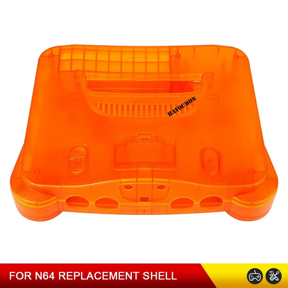 Multi-Colors Replacement Plastic Shell Translucent Case for N64 Replacement Case Transparent Boxes For N64 Console Gaming Access