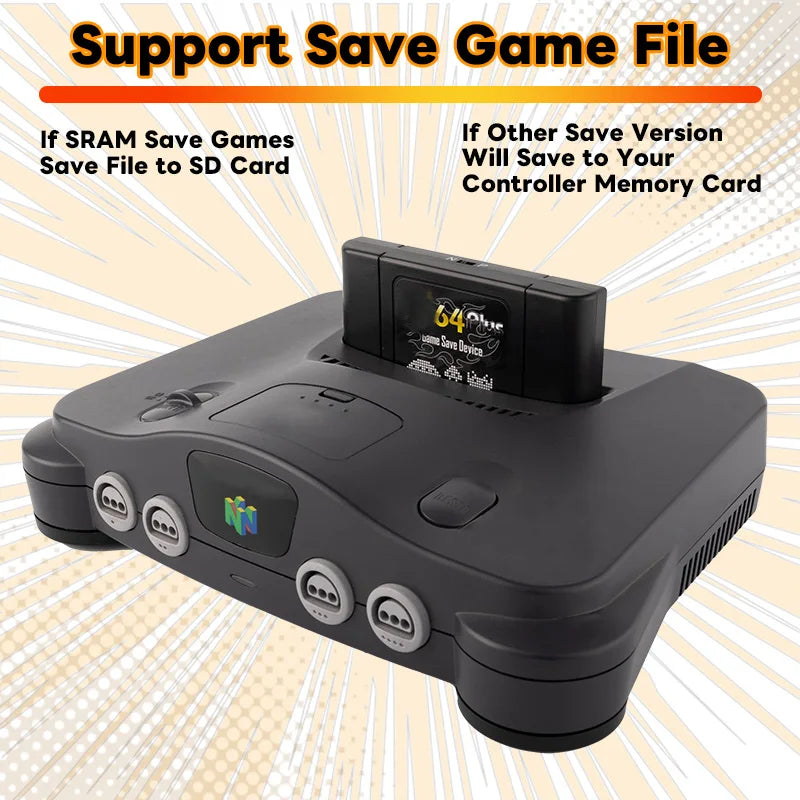 340 in 1 Game Card for ED64 Plus 64 Bit  with Retail Box For N64 Video Game Console NTSC and PAL Game Cartridge