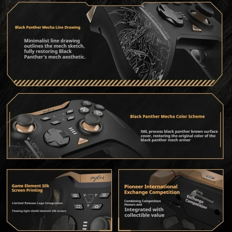 PXN P5 & Mecha BREAK Joint Switch2 Gamepad Hall Joysticks 1000mAh Battery Bluetooth 1k Game Console NS2 STEAM Controller PC IOS