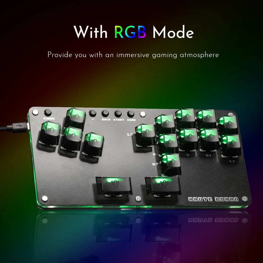 Haute42 COSMOX Mini B16 Stickless Hitbox Controller for PC/PS4