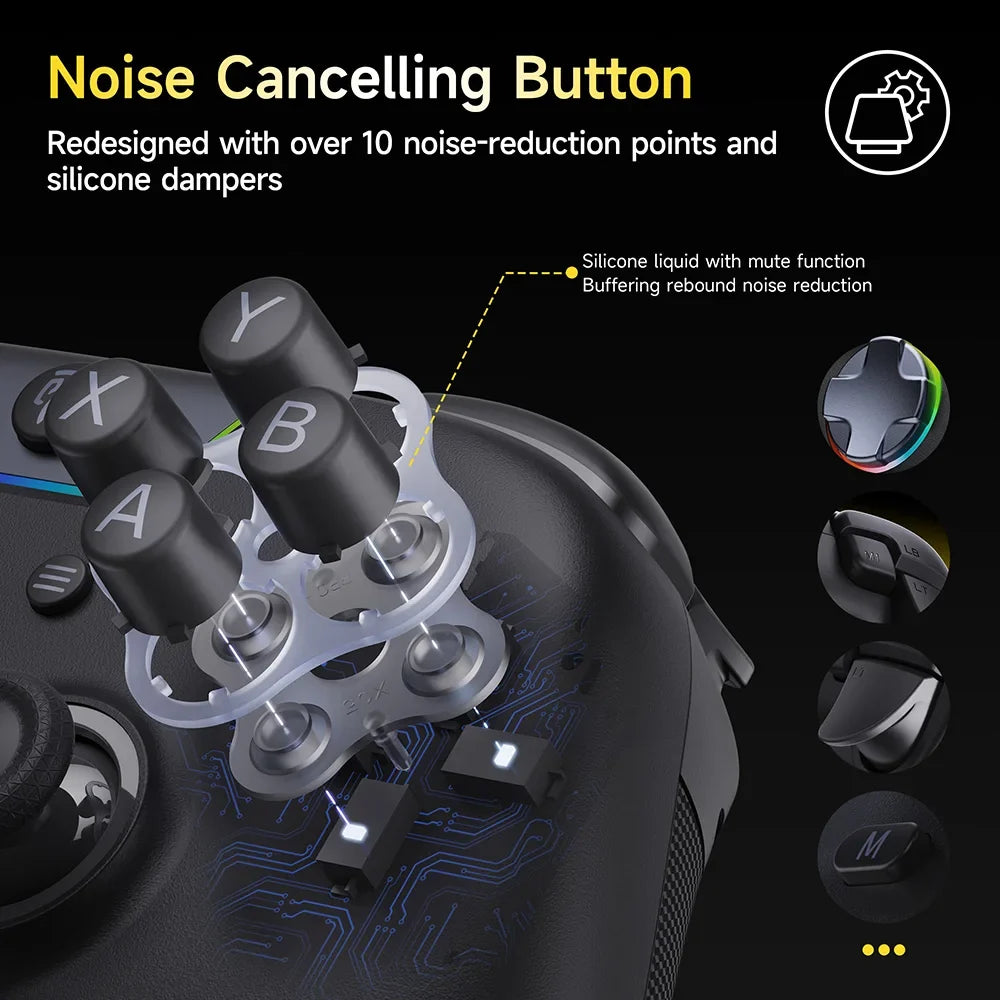 EasySMX X05 Pro Wireless Gamepad for PC, Switch, Phone, Steam, TV