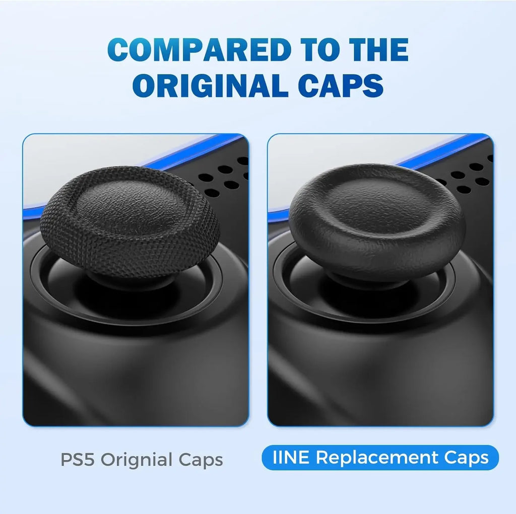 1-20Pair Joystick Replacement Grip Caps Anti-Slip Thumbstick Analog Stick Caps for PS5/PS4/Xbox 360 Series/8BitDo Controller