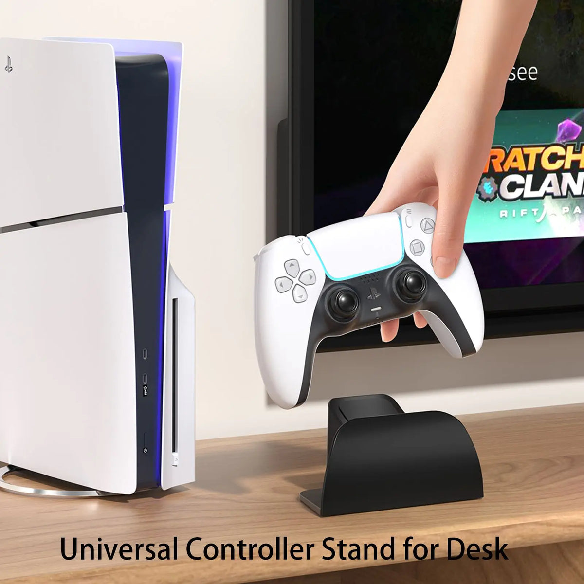 Universal Controller Desk Stand for PS5, PS4, Switch 2, Xbox