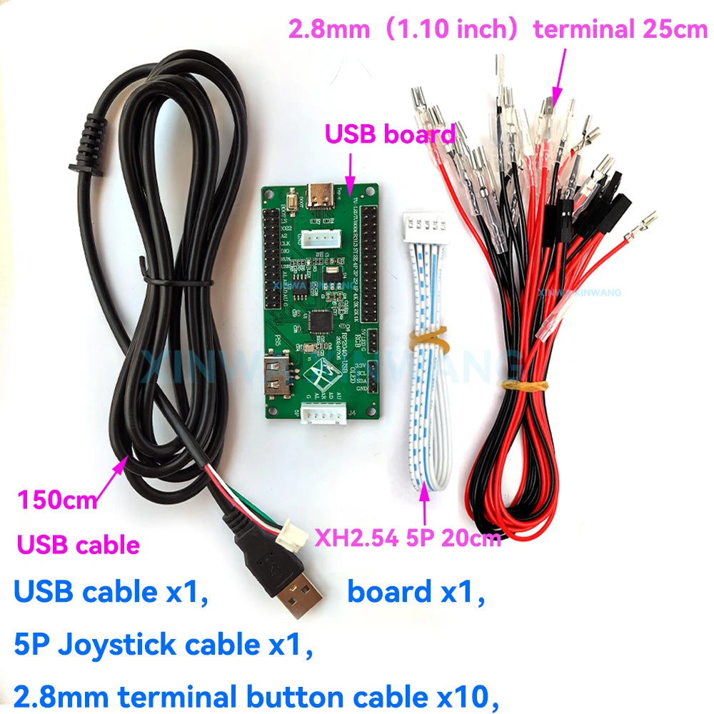 XINWANG ZXL-PICO USB Encoder Board for Hitbox, PC, PS4, Switch