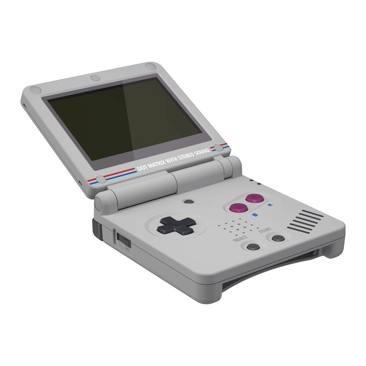 eXtremeRate IPS Ready GBA SP Shell - Classic NES/FC/SNES Style