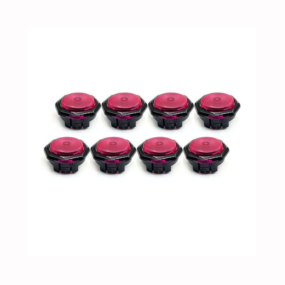 Sinoarcade 8pcs Low Profile Arcade Buttons, Kailh Hot-Swap