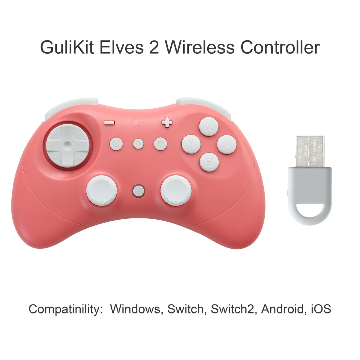 GuliKit Elves 2 Game Controller Gamepad Support Switch 2 Wake-up for Nintendo Switch / Switch 2, PC Windows Gulikit NS58