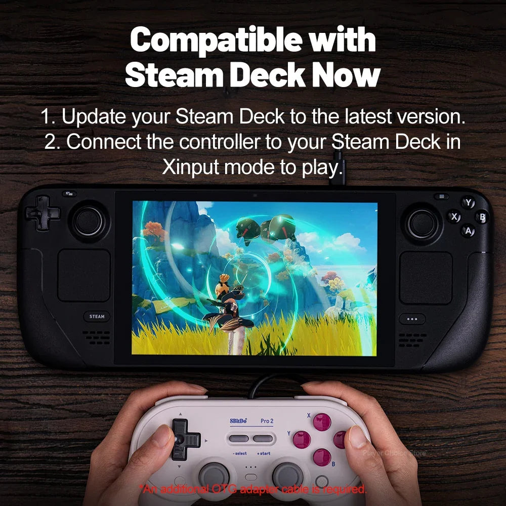 8BitDo Pro 2 Wired Gamepad for Nintendo Switch PC Gamepad RetroPie Raspberry Pi Ultimate Software Adjustable Hair Triggers