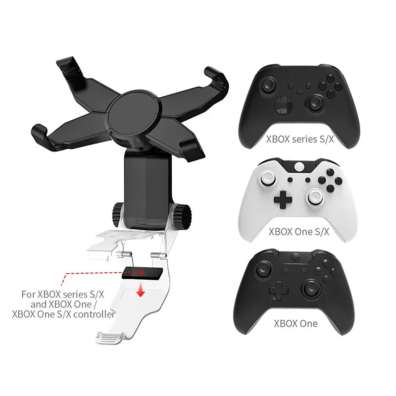 Phone Clip Holder for Xbox Series X/S Controller, Rotating