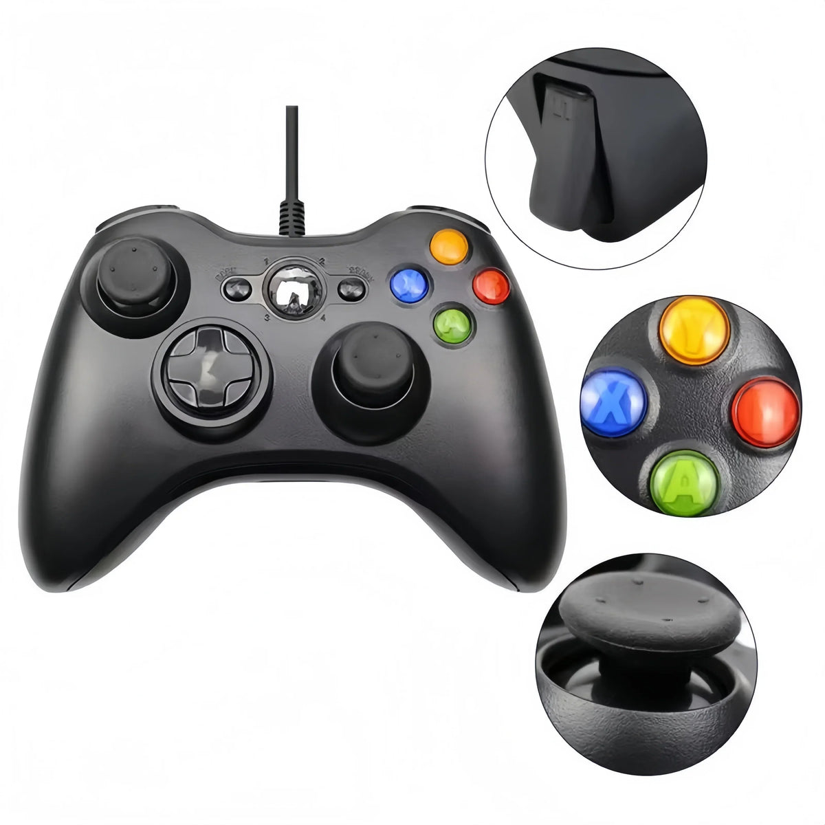 Wireless Controller for PS5, PS5 Pro/Slim & PC, RGB Light, Turbo