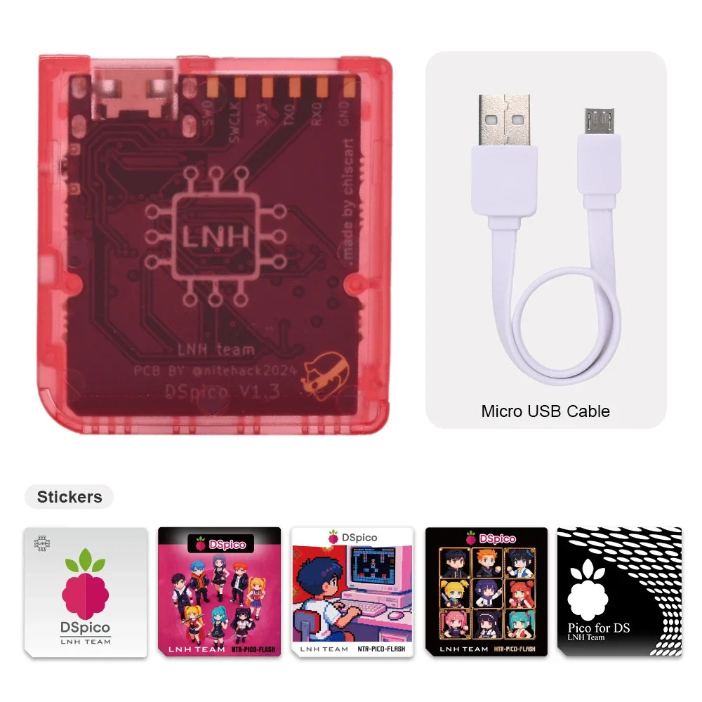 RP2040 MCU DSpico Game Reader Compatible With NDS NDSL DSi 3DS Console