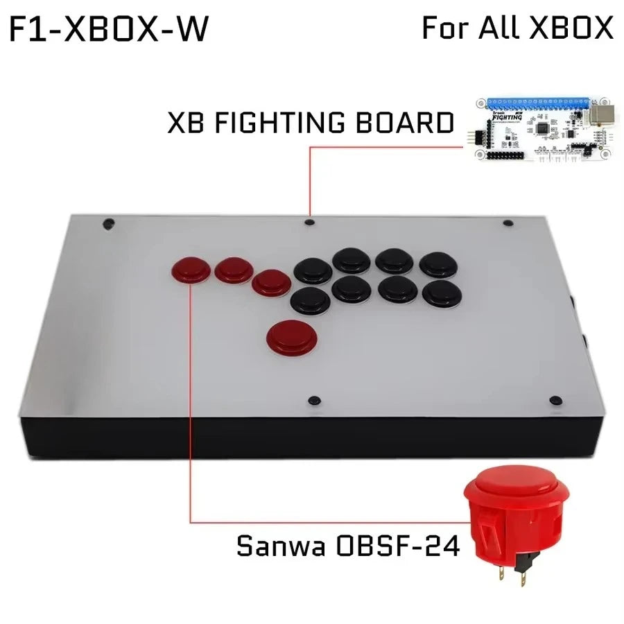 FightBox Fighting Board UP5 Hitbox Fight Stick for PS5/PS4/PC