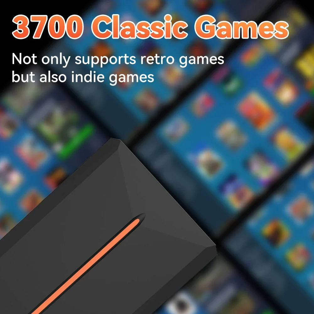 Lbox 500G Retro Game Hard Drive With 3700+Games Launchbox Retro Game Console for PS4/PS3/PS1/Switch/WII/Sega Saturn/N64 For PC