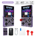 Open Source XF40V Retro Handheld Game Console 4.0 Inch 720x720 IPS Screen Portable Hand Held Retro Video Gaming Player