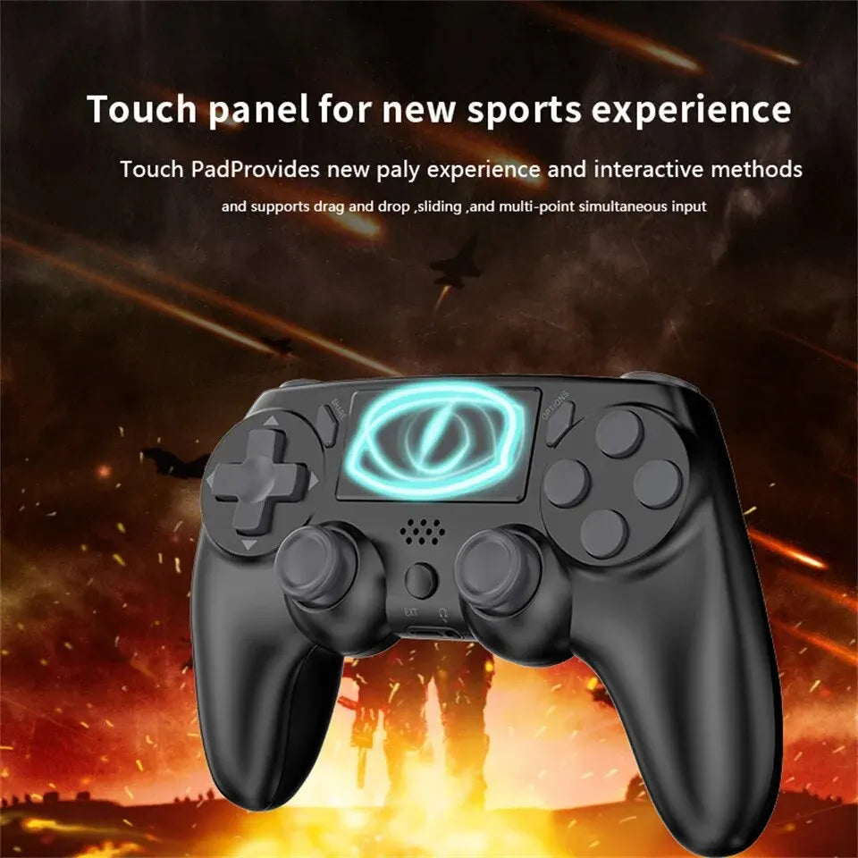 GAMINJA Wireless Gamepad with Six Axis Gyros Dual Vibration Game Controller For PS4 PS3 Game Console Windows 7 8 10 PC Joystick