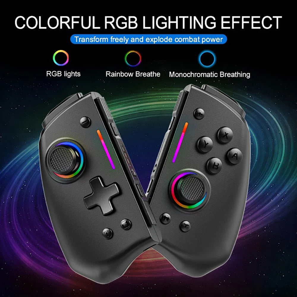 LinYuvo KS42 Wireless Gamepad for Switch OLED Lite, RGB Gyro