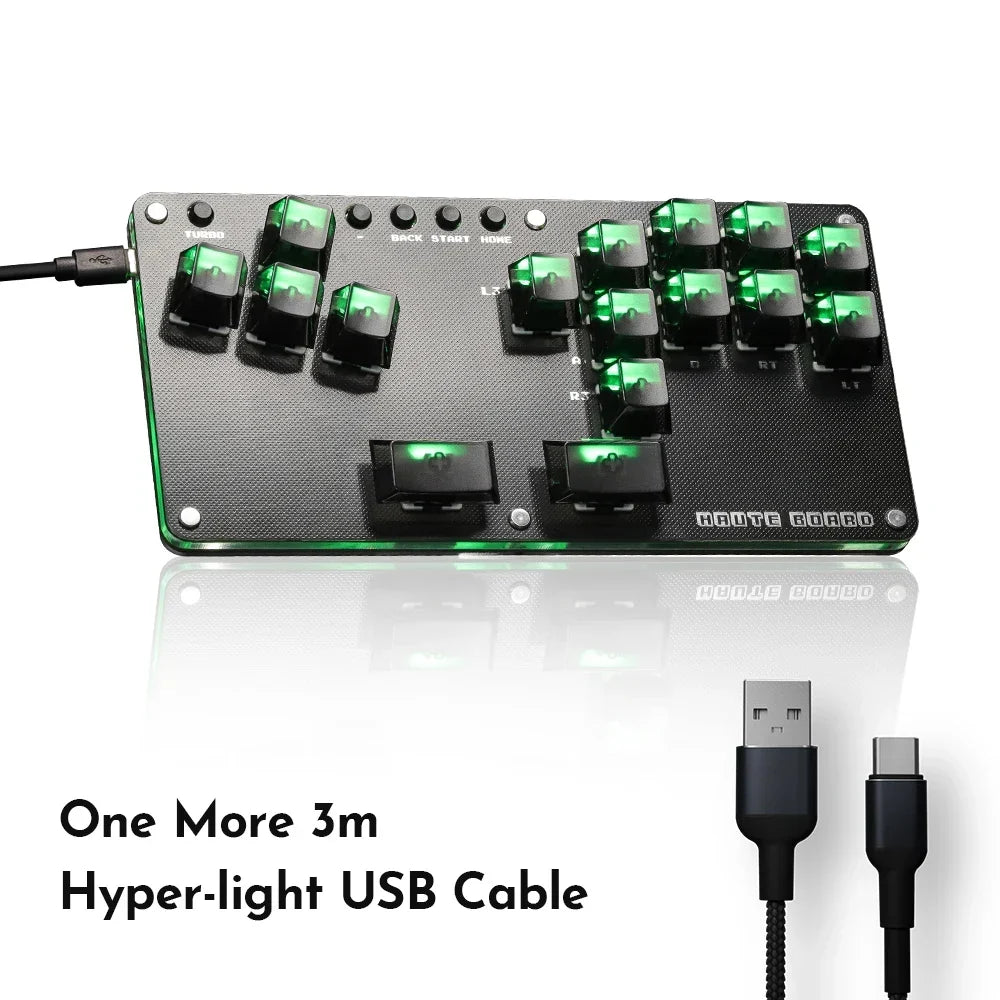Haute42 COSMOX Mini B16 Stickless Hitbox Controller for PC/PS4