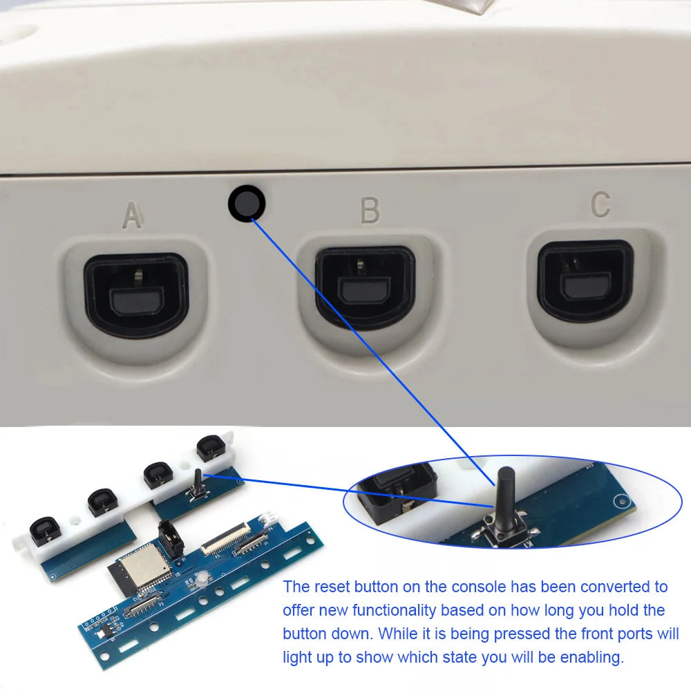 iBlueControlMod Dreamcast Internal Bluetooth Controller Adapter