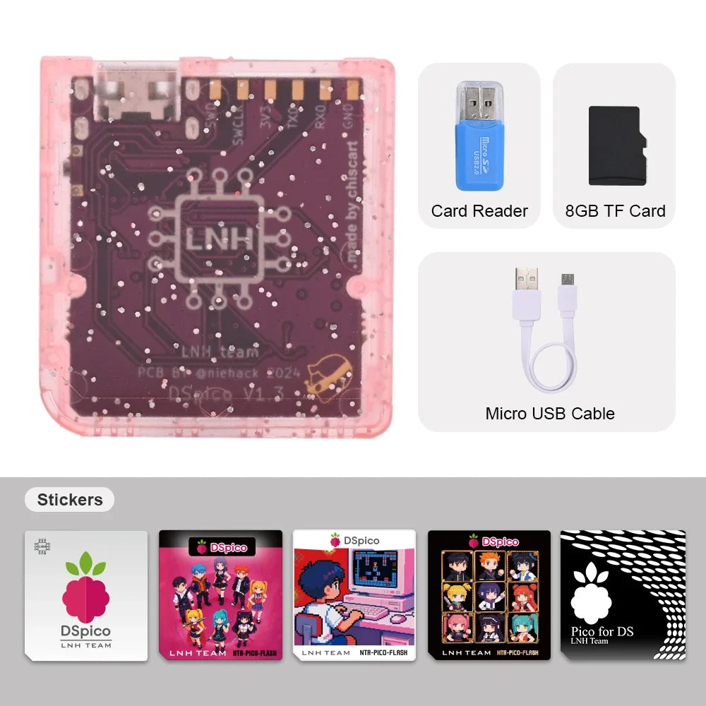 RP2040 MCU DSpico Game Reader Compatible With NDS NDSL DSi 3DS Console