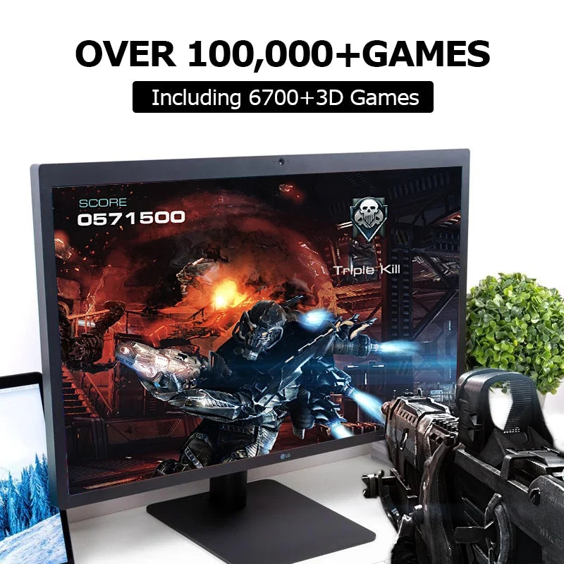 KINHANK 12TB Hyperspin HDD for Windows PC, 40000 Games, PS4 Emulator