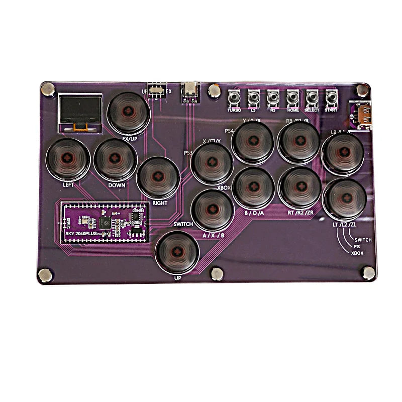 HITBOX Covers SOCD Street Fighter 6 Custom Game PS5 Raspberry Pi Axis SKY2040 Fighting Keyboard