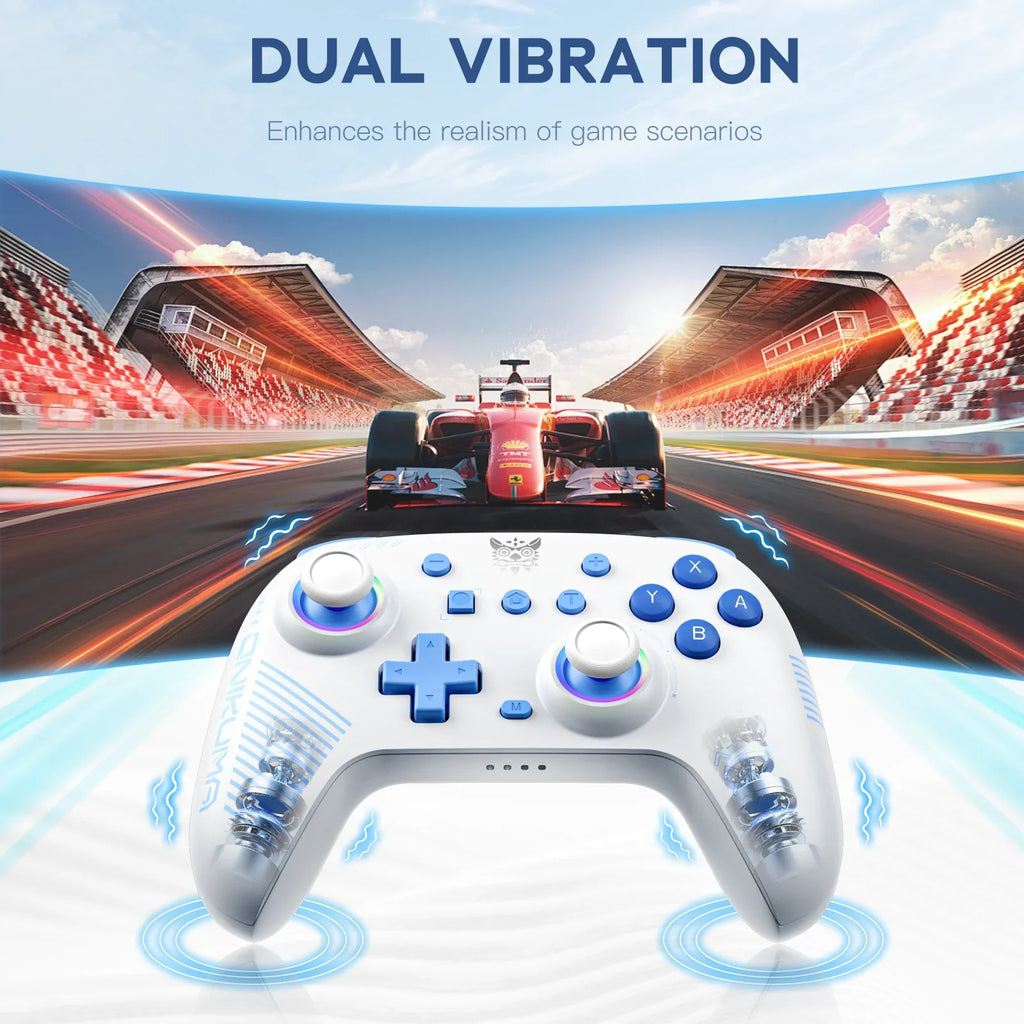 ONIKUMA C1 Wireless Gaming Controller with Hall Joystick, RGB