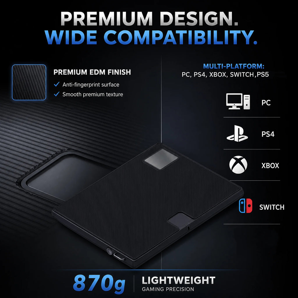 Akko FUNBOX Hall Effect Leverless Controller, PC/PS4/Xbox/Switch