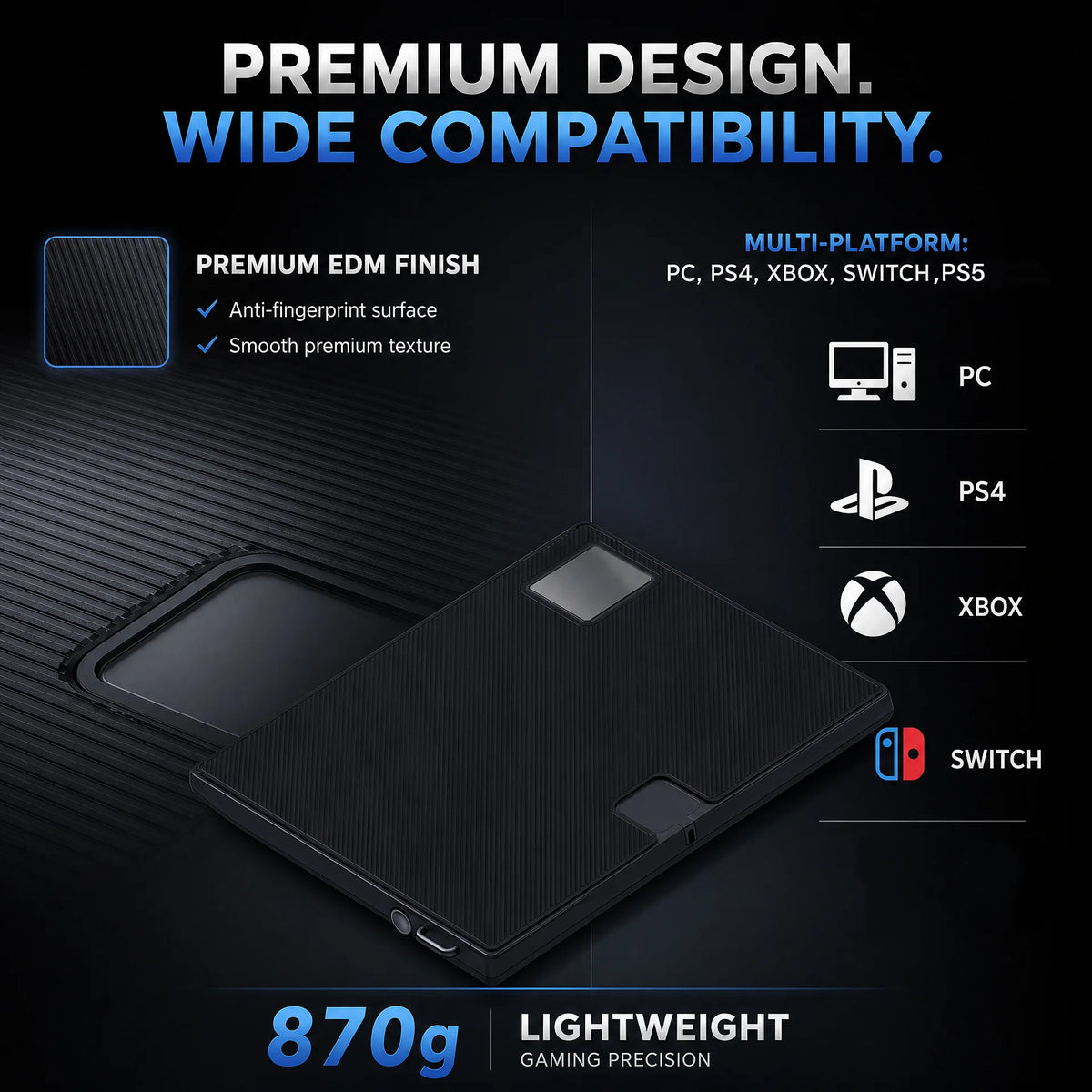 Akko FUNBOX Hall Effect Leverless Controller, PC/PS4/Xbox/Switch