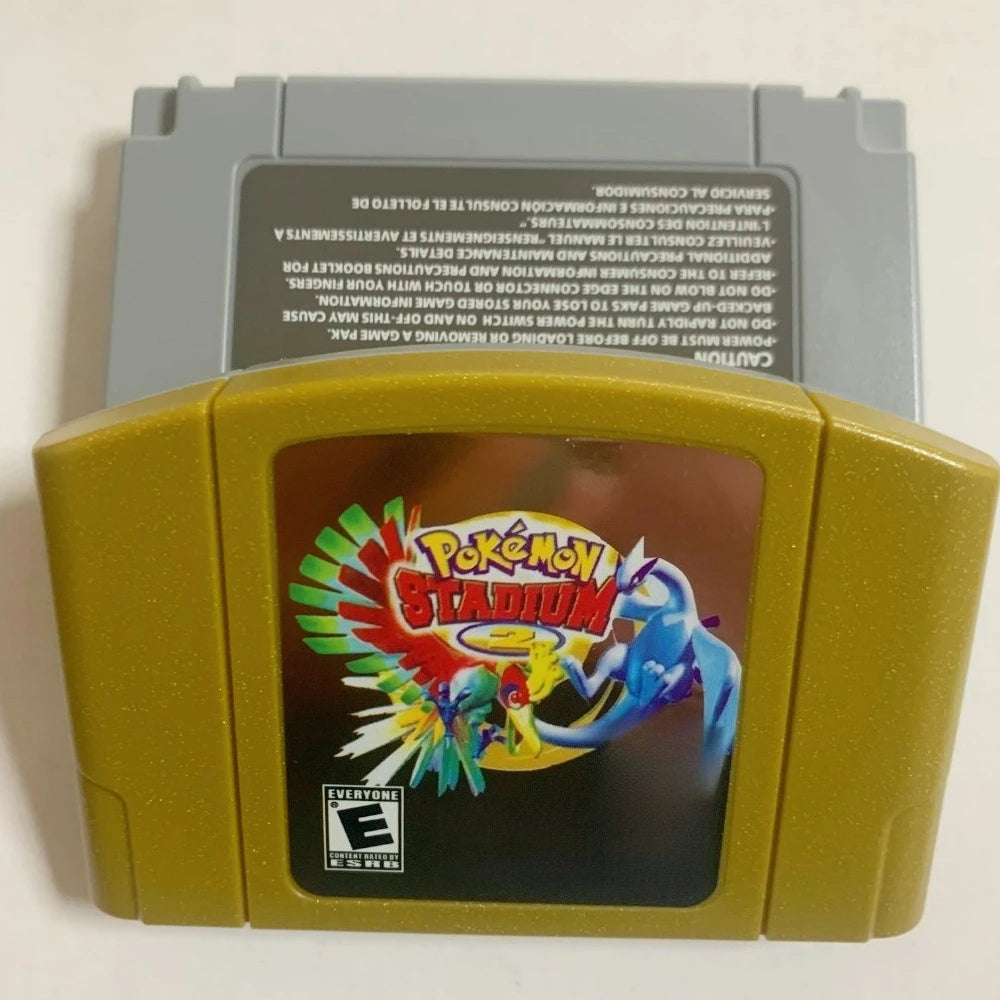 Pokémon Stadium 1 or 2 N64 Cartridge, US NTSC English Version