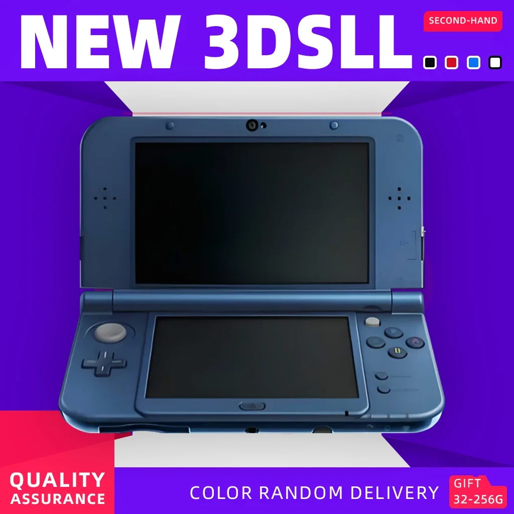 Original second-hand NEW 3DSLL handheld game console free games new 3dsll 32GB/64gb/128gb/256gb
