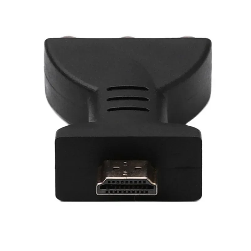 High Definition HDMI To 3RCA AV RCA Audio Video Converter Adapter Signal Transfer Connector For TV Game Player DVD Projector