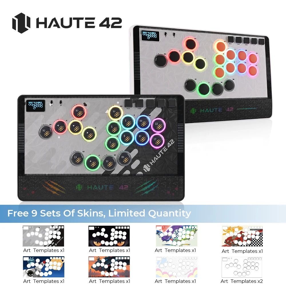 Haute42 C-AT Magnetic Leverless Hitbox Controller for PC/PS4/PS5