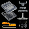 SNES SFC Transparent Replacement Shell with Screwdriver Kit
